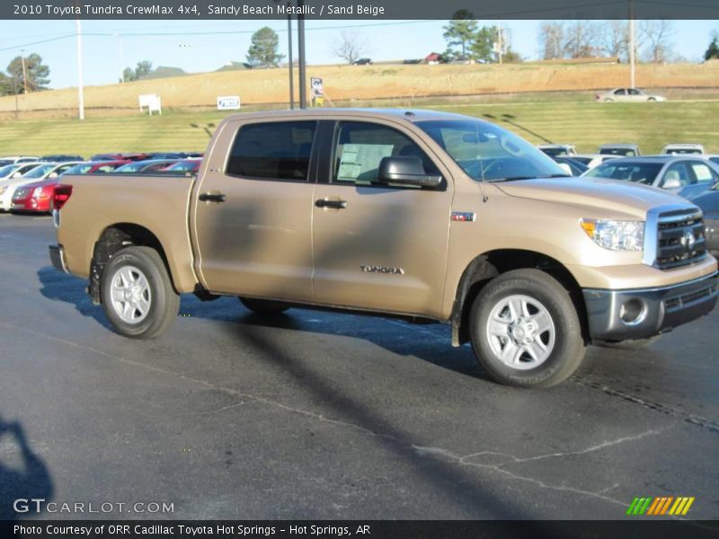 Sandy Beach Metallic / Sand Beige 2010 Toyota Tundra CrewMax 4x4