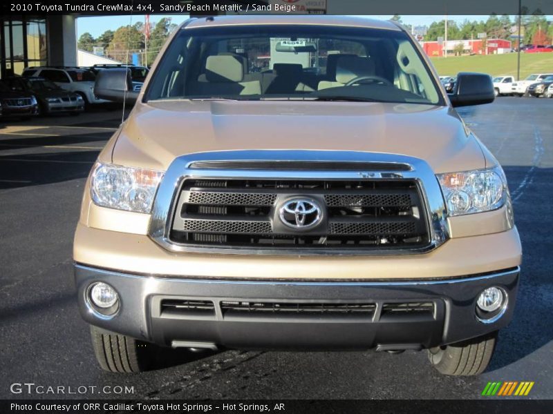 Sandy Beach Metallic / Sand Beige 2010 Toyota Tundra CrewMax 4x4