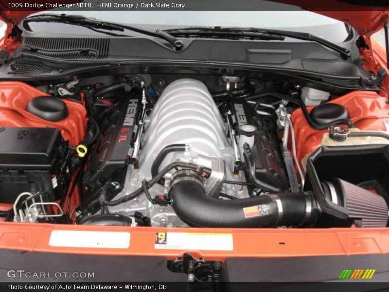 HEMI Orange / Dark Slate Gray 2009 Dodge Challenger SRT8