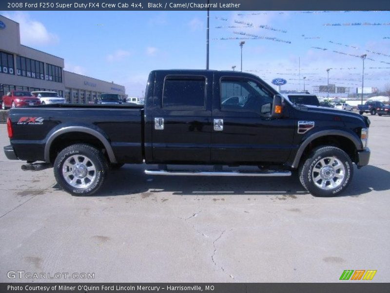 Black / Camel/Chaparral Leather 2008 Ford F250 Super Duty FX4 Crew Cab 4x4