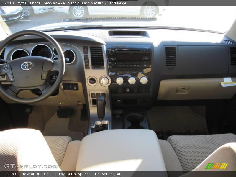 Sandy Beach Metallic / Sand Beige 2010 Toyota Tundra CrewMax 4x4