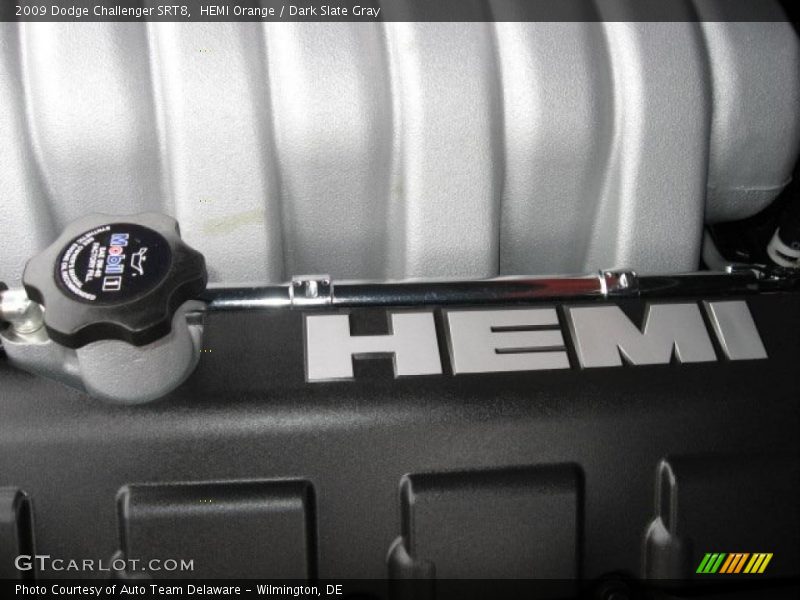 HEMI Orange / Dark Slate Gray 2009 Dodge Challenger SRT8