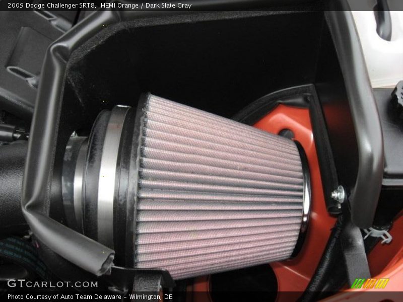 HEMI Orange / Dark Slate Gray 2009 Dodge Challenger SRT8