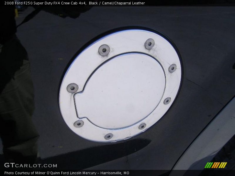 Black / Camel/Chaparral Leather 2008 Ford F250 Super Duty FX4 Crew Cab 4x4