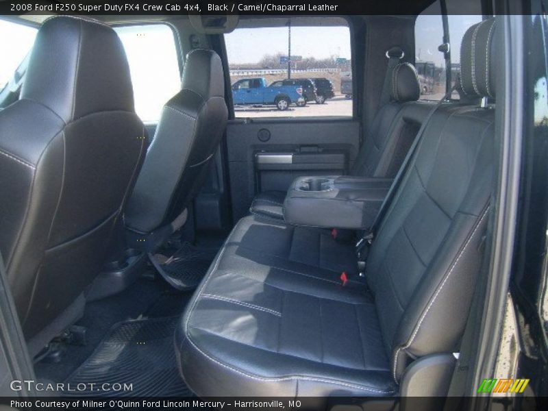 Black / Camel/Chaparral Leather 2008 Ford F250 Super Duty FX4 Crew Cab 4x4