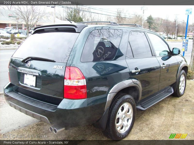 Dark Emerald Pearl / Saddle 2001 Acura MDX