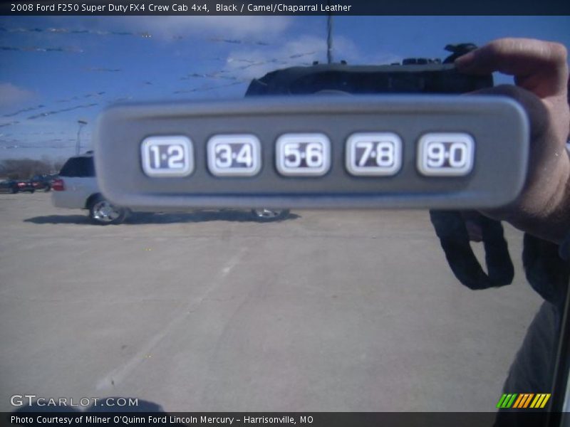 Black / Camel/Chaparral Leather 2008 Ford F250 Super Duty FX4 Crew Cab 4x4