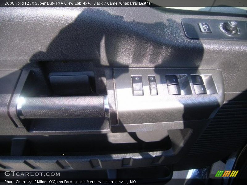 Black / Camel/Chaparral Leather 2008 Ford F250 Super Duty FX4 Crew Cab 4x4