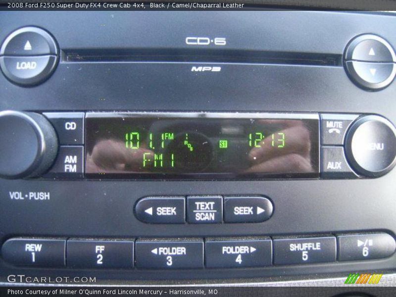 Black / Camel/Chaparral Leather 2008 Ford F250 Super Duty FX4 Crew Cab 4x4