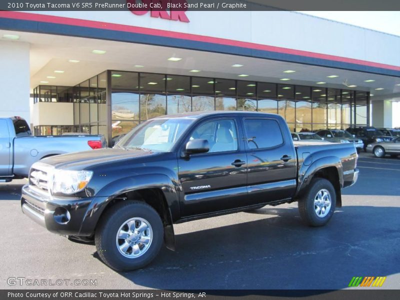Black Sand Pearl / Graphite 2010 Toyota Tacoma V6 SR5 PreRunner Double Cab