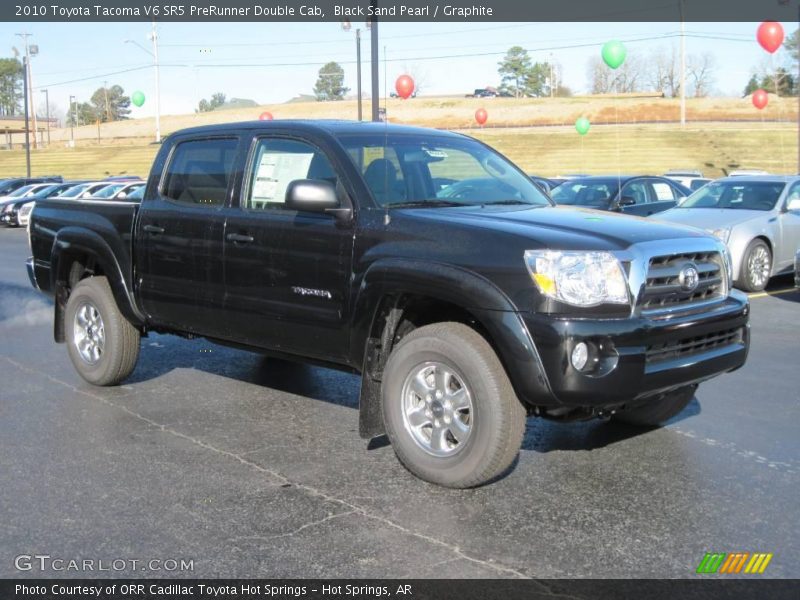 Black Sand Pearl / Graphite 2010 Toyota Tacoma V6 SR5 PreRunner Double Cab