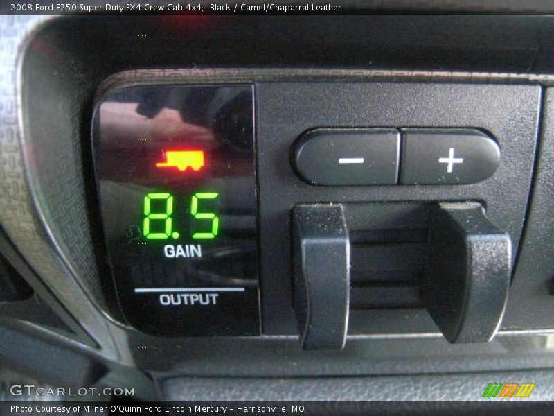 Black / Camel/Chaparral Leather 2008 Ford F250 Super Duty FX4 Crew Cab 4x4