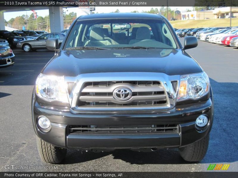 Black Sand Pearl / Graphite 2010 Toyota Tacoma V6 SR5 PreRunner Double Cab