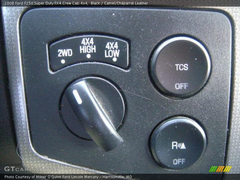 Black / Camel/Chaparral Leather 2008 Ford F250 Super Duty FX4 Crew Cab 4x4