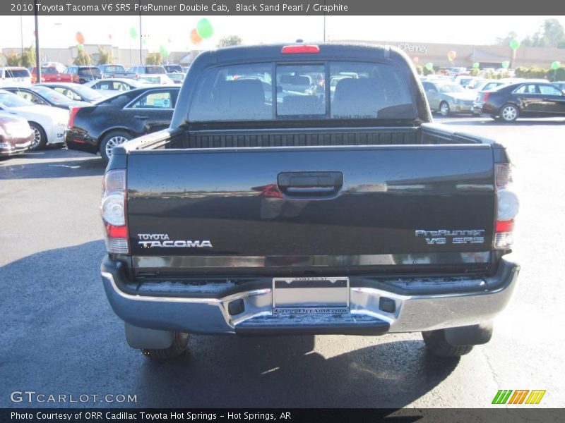 Black Sand Pearl / Graphite 2010 Toyota Tacoma V6 SR5 PreRunner Double Cab