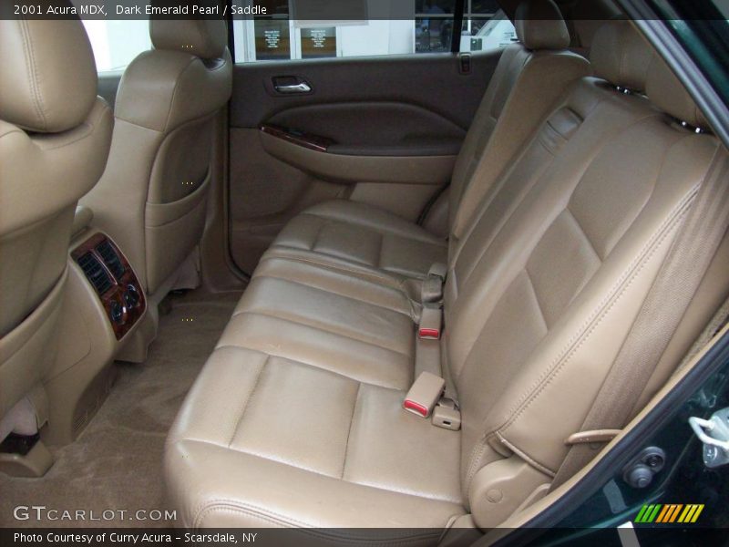 Dark Emerald Pearl / Saddle 2001 Acura MDX