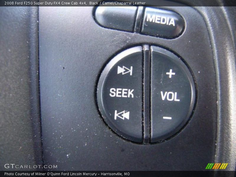 Black / Camel/Chaparral Leather 2008 Ford F250 Super Duty FX4 Crew Cab 4x4