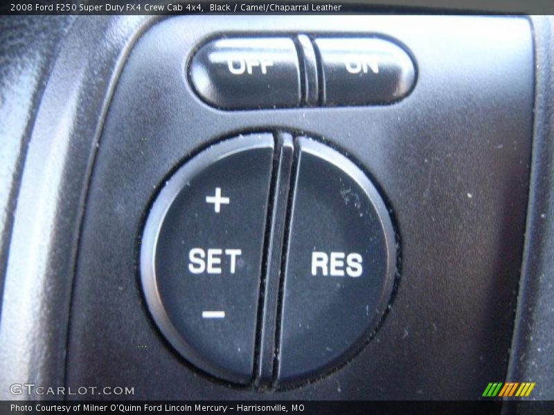 Black / Camel/Chaparral Leather 2008 Ford F250 Super Duty FX4 Crew Cab 4x4