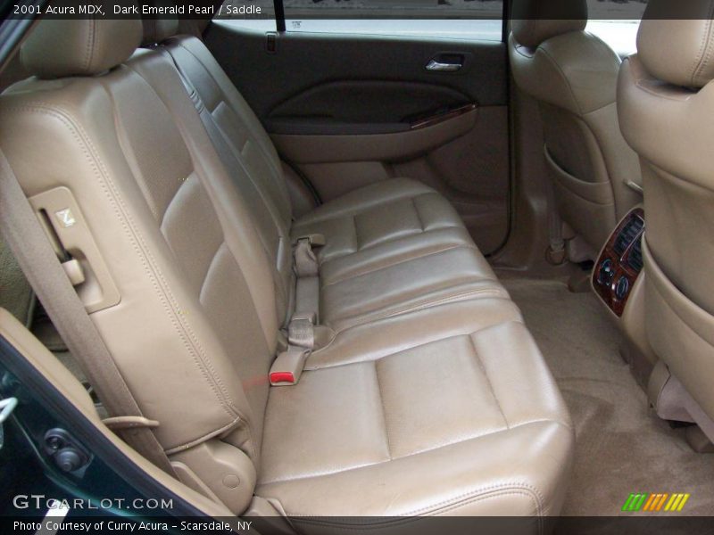Dark Emerald Pearl / Saddle 2001 Acura MDX