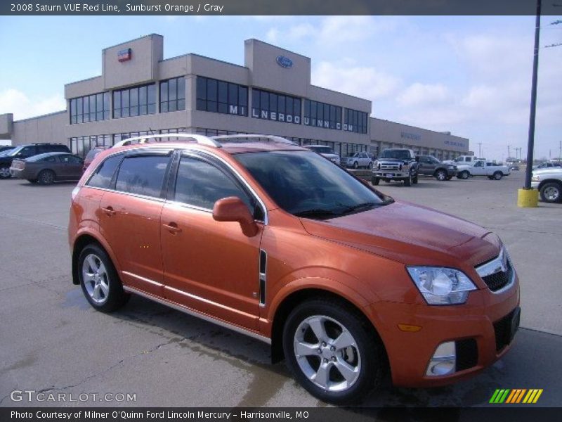 Sunburst Orange / Gray 2008 Saturn VUE Red Line