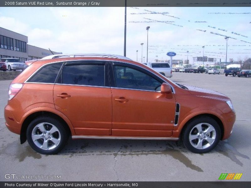 Sunburst Orange / Gray 2008 Saturn VUE Red Line