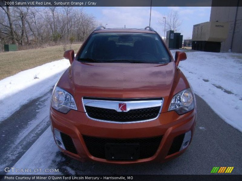 Sunburst Orange / Gray 2008 Saturn VUE Red Line