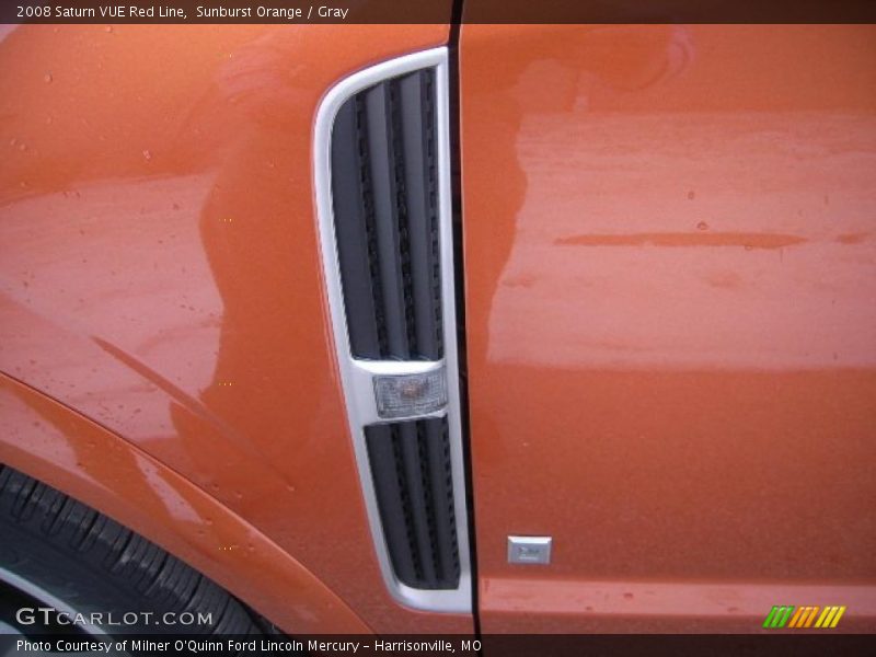 Sunburst Orange / Gray 2008 Saturn VUE Red Line