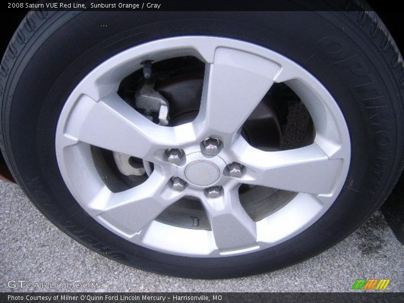 Sunburst Orange / Gray 2008 Saturn VUE Red Line