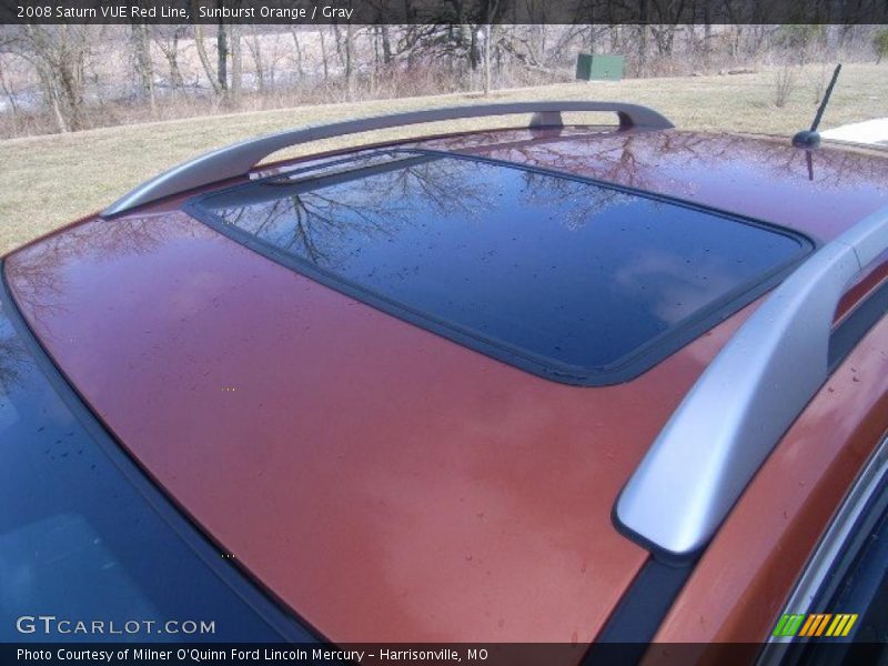 Sunburst Orange / Gray 2008 Saturn VUE Red Line