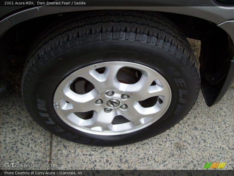 Dark Emerald Pearl / Saddle 2001 Acura MDX