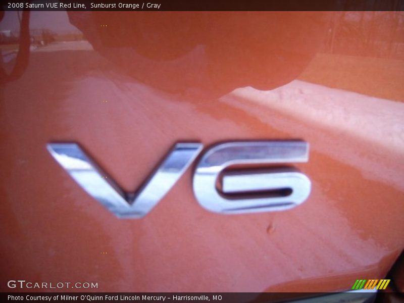 Sunburst Orange / Gray 2008 Saturn VUE Red Line
