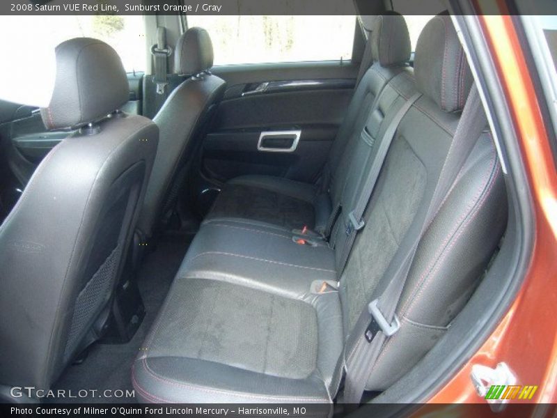 Sunburst Orange / Gray 2008 Saturn VUE Red Line