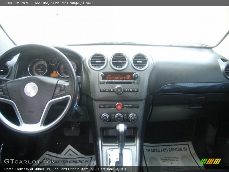 Sunburst Orange / Gray 2008 Saturn VUE Red Line