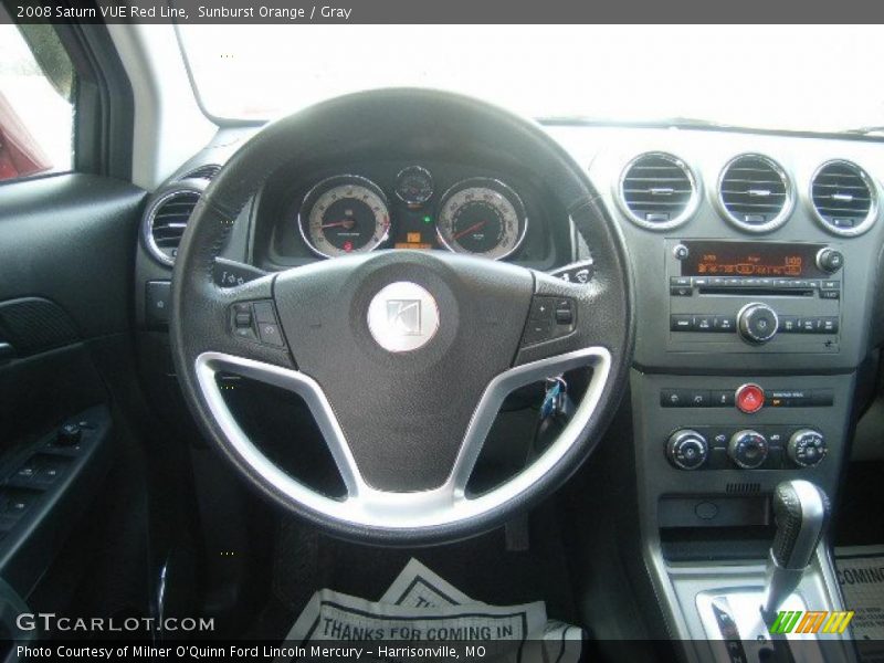 Sunburst Orange / Gray 2008 Saturn VUE Red Line