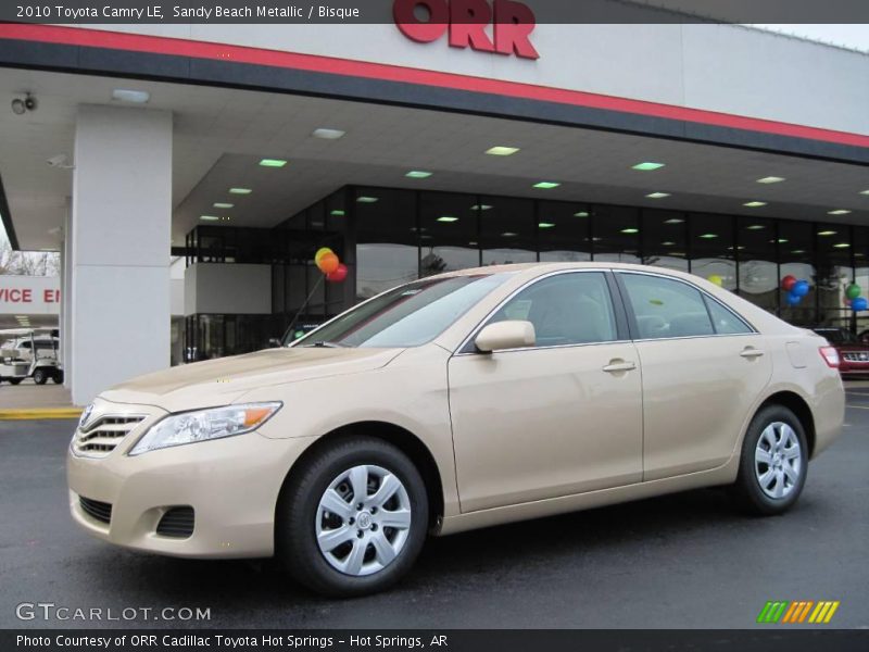 Sandy Beach Metallic / Bisque 2010 Toyota Camry LE