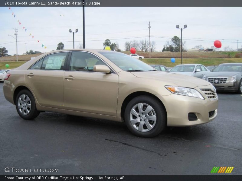 Sandy Beach Metallic / Bisque 2010 Toyota Camry LE