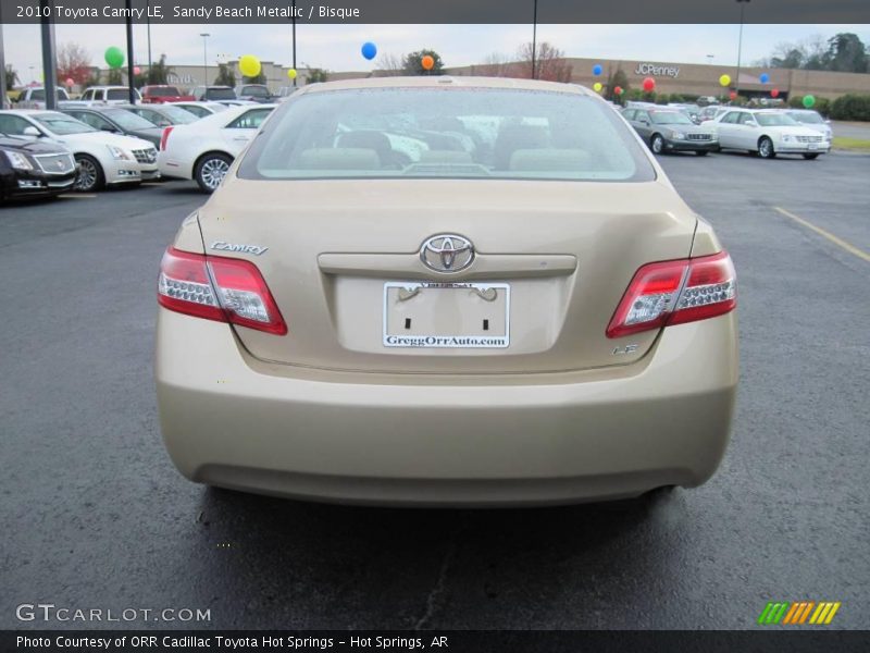 Sandy Beach Metallic / Bisque 2010 Toyota Camry LE