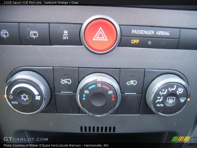 Sunburst Orange / Gray 2008 Saturn VUE Red Line
