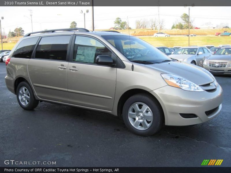 Desert Sand Mica / Taupe 2010 Toyota Sienna LE