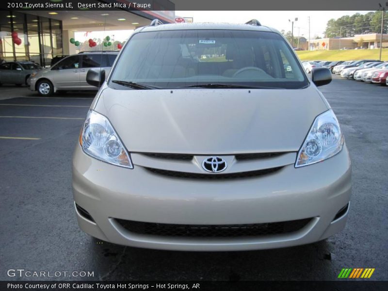 Desert Sand Mica / Taupe 2010 Toyota Sienna LE
