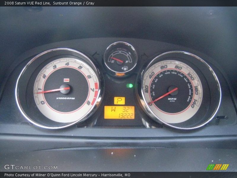 Sunburst Orange / Gray 2008 Saturn VUE Red Line