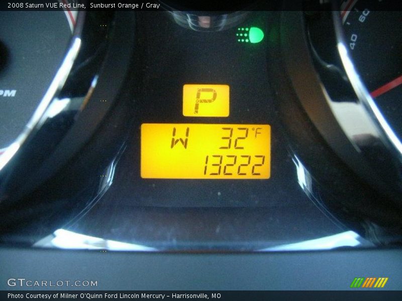Sunburst Orange / Gray 2008 Saturn VUE Red Line