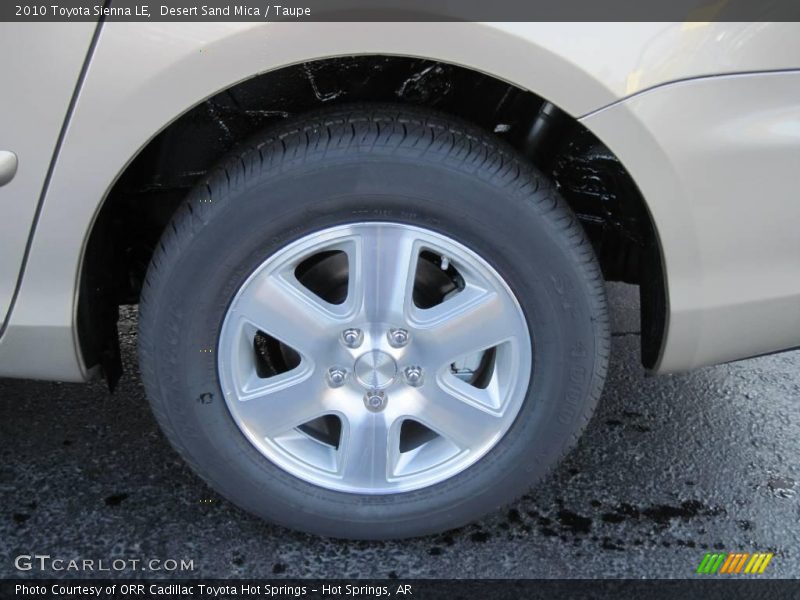 Desert Sand Mica / Taupe 2010 Toyota Sienna LE