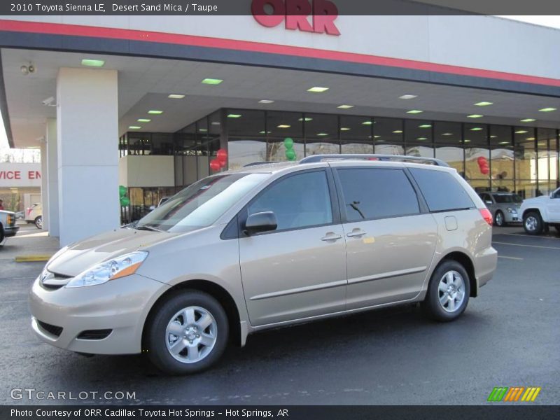 Desert Sand Mica / Taupe 2010 Toyota Sienna LE