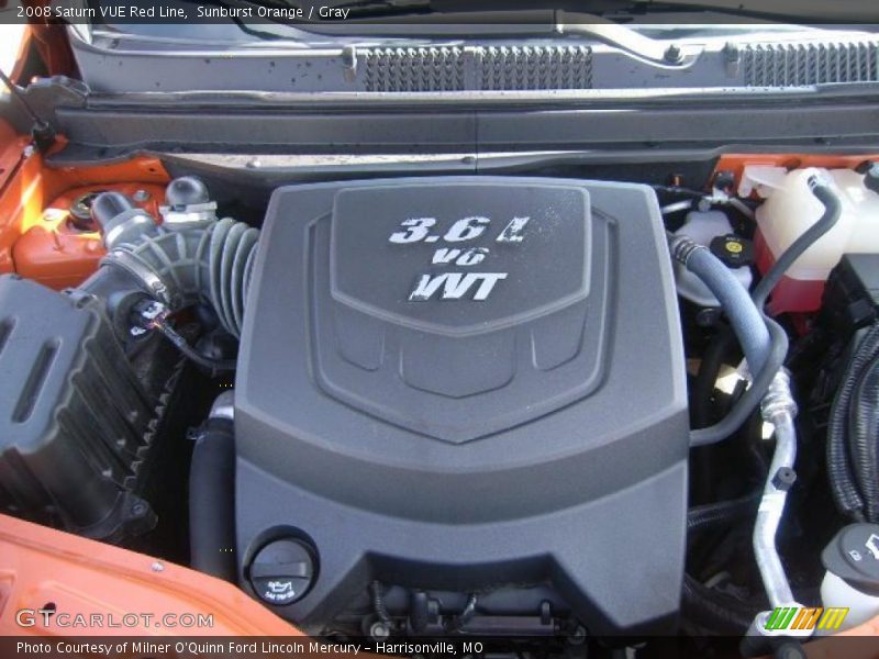 Sunburst Orange / Gray 2008 Saturn VUE Red Line