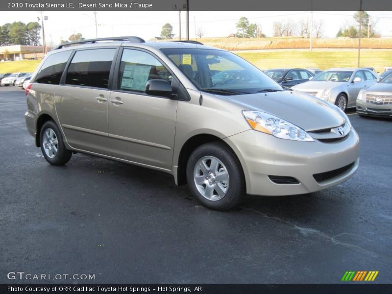 Desert Sand Mica / Taupe 2010 Toyota Sienna LE
