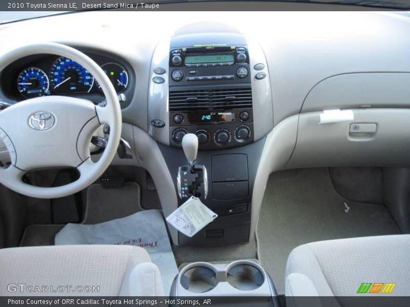 Desert Sand Mica / Taupe 2010 Toyota Sienna LE