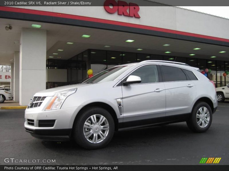 Radiant Silver / Shale/Ebony 2010 Cadillac SRX V6