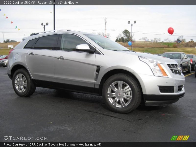 Radiant Silver / Shale/Ebony 2010 Cadillac SRX V6