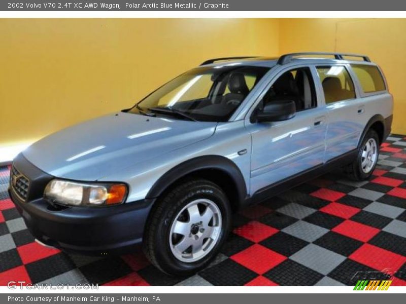 Polar Arctic Blue Metallic / Graphite 2002 Volvo V70 2.4T XC AWD Wagon